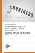 Determination Du Prix Ou Formation de la Valeur Economique ? af Nodjirim-D