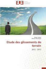 Etude Des Glissements de Terrain af Collectif