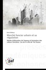 Marche Foncier Urbain Et Sa Regulation af Mahoui-K