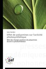 Effet de Polyamines Sur l'Activite Photosynthetique af Hamdani-S