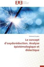 Le Concept D Oxydor duction. Analyse pist mologique Et Didactique af Soudani-M