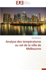 Analyse Des Temp ratures Au Sol de la Ville de Melbourne af Debouverie-R