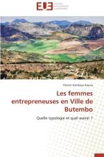 Les Femmes Entrepreneuses En Ville de Butembo af Kasula-F