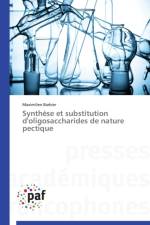 Synthese Et Substitution d'Oligosaccharides de Nature Pectique af Barbier-M