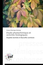 Etude Phytochimique Et Activites Biologiques af Fannang-S