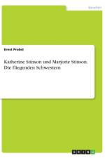 Katherine Stinson Und Marjorie Stinson af Ernst Probst