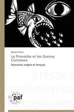 Le Proverbe Et Les Genres Connexes af Villers-D