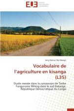 Vocabulaire de l'Agriculture En Kisanga (L35) af Wa Mpoyo-J