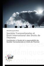 Societes transnationales et droit international des droits de l'homme af Bhare-A