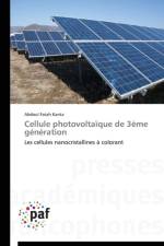 Cellule Photovoltaique de 3eme Generation af Kanta-A