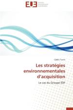 Les Strat gies Environnementales D Acquisition af Turini-C