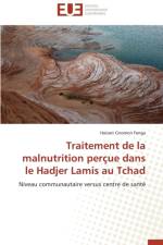 Traitement de la Malnutrition Per ue Dans Le Hadjer Lamis Au Tchad af Fanga-H