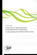 L'Etat de la Reussite Dans l'Enseignement Superieur af Sissoko-T