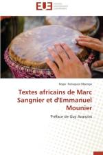 Textes Africains de Marc Sangnier Et d'Emmanuel Mounier af Mpongo-R
