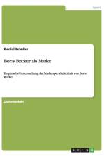 Boris Becker als Marke af Daniel Schaller