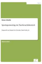Sportsponsoring im Nachwuchsbereich af Simon Schulte