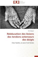 R ducation Des L sions Des Tendons Extenseurs Des Doigts af Baguet-A