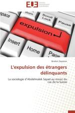 L'Expulsion Des trangers D linquants af Soysuren-I