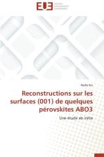 Reconstructions Sur Les Surfaces (001) de Quelques P rovskites Abo3 af Iles-N