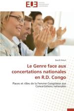 Genre Face Aux Concertations Nationales En R.D. Congo af Amuri-D