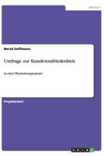 Umfrage zur Kundenzufriedenheit af Bernd Hoffmann