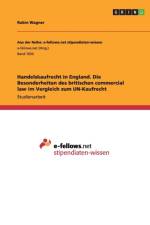 Handelskaufrecht in England af Robin Wagner