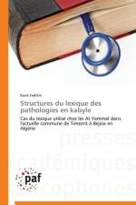 Structures Du Lexique Des Pathologies En Kabyle af Fedikhi-R