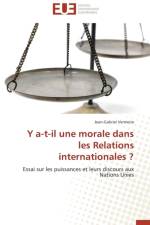 A-T-Il Une Morale Dans Les Relations Internationales ? af Vermeire-J