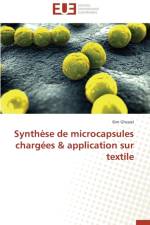 Synth se de Microcapsules Charg es Application Sur Textile af Ghzaiel-R
