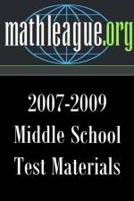 Middle School Test Materials 2007-2009 af Tim Sanders