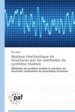 Analyse Stochastique de Structures Par Les Methodes de Synthese Modale af Sarsri-D