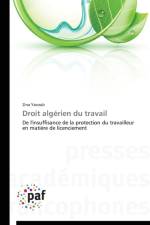 Droit Algerien Du Travail af Yacoub-Z