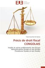 Pr cis de Droit Fiscal Congolais af Kalonji-T