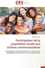 Participation de la Population Locale Aux Actions Communautaires af Kabuyaya-O