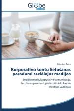Korporatīvo kontu lietosanas paradumi sociālajos medijos af ns