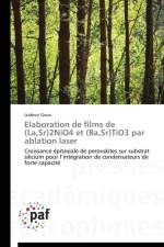 Elaboration de Films de (La, Sr)2nio4 Et (Ba, Sr)Tio3 Par Ablation Laser af Goux-L