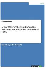 Arthur Miller's The Crucible and its relation to McCarthyism of the American 1950s af Isabelle Pipahl