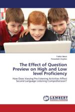 Effect of Question Preview on High and Low Level Proficiency af Mesri Fakhri