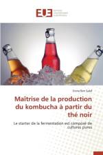 Ma trise de la Production Du Kombucha Partir Du Th Noir af Saad-E