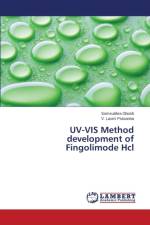 UV-VIS Method Development of Fingolimode Hcl af Ghosh Somsubhra