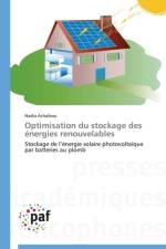 Optimisation Du Stockage Des Energies Renouvelables af Achaibou-N