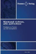 Niemand richten, alle aufrichten af Heinz Adler