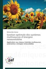 Gestion Optimale Des Systemes Multisources D Energies Renouvelables af Ammar-M