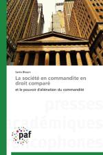 societe en commandite en droit compare af Blouin-S