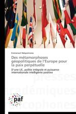 Des Metamorphoses Geopolitiques de L Europe Pour La Paix Perpetuelle af Habyarimana-E