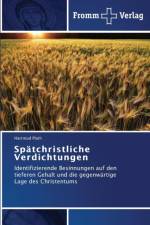 Spatchristliche Verdichtungen af Hartmud Plath
