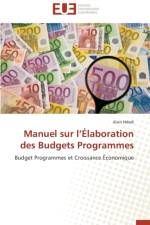 Manuel Sur L laboration Des Budgets Programmes af Ndedi-A