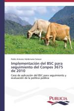 Implementacion del BSC para seguimiento del Conpes 3675 de 2010 af Pedro Antonio Valderrama Salazar