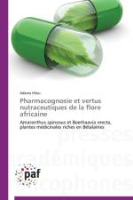 Pharmacognosie Et Vertus Nutraceutiques de la Flore Africaine af Hilou-A