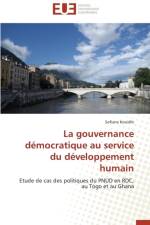 La Gouvernance D mocratique Au Service Du D veloppement Humain af Kouidhi-S